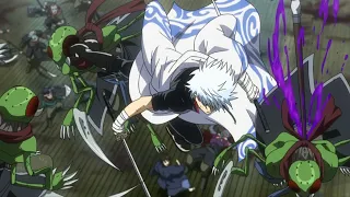 Gintoki and Katsura vs Harusame - Gintama