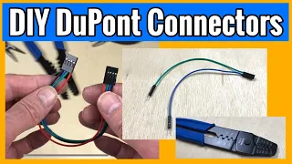🔧 How to Make Jumper Wires with Dupont Connectors | DIY Tutorial