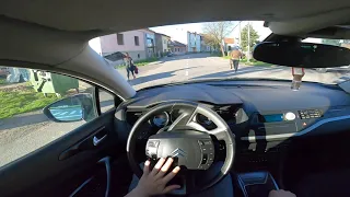 Citroen C5 2.0 HDI City Drive POV Onboard