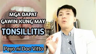 MGA DAPAT GAWIN KAPAG MAY TONSILLITIS