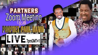 PARTNERS ZOOM MEETING WITH PROPHET PAUL DAVID (08.05.2024) #TBJOSHUALEGACY #scoan #tbjoshua #prayer