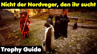 Assassins Creed Valhalla Trophy Guide Nicht der Nordveger, den ihr sucht Trophäe deutsch Mönche PS4