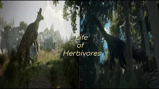 Life of Herbivores Cinematic | Path of Titans Semi Realism