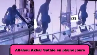 🔴 Allahou Akbar sathie en plein jours Une Voleur de téléphone attraper par la caméra de surveillance