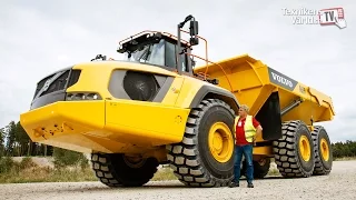 Volvo A60H articulated dump truck - first test drive