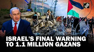 Israel orders 1.1 million Palestinians to move to southern Gaza as military amasses tanks