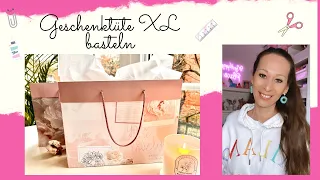 ☀️💞 Geschenktüte XL basteln  I mit Papier von ACTION I DIY I Annilis Welt ☀️💞