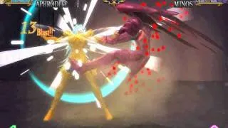 Aphrodite vs Minos - Saint Seiya Hades - PCSX2