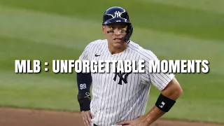 MLB: 2020-Unforgettable Moments