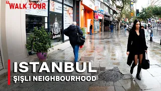 Istanbul Şişli Neighbourhood| Walking Tour October 2021 |4k UHD 60fps