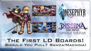 First LD Boards! Should You Pull? Ramza/Machina Diabolos Banners! Dissidia Final Fantasy Opera Omnia