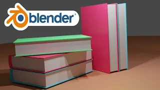 How to create a 3D book in Blender | Modelling tutorial in blender2.8