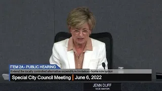 Special Council Meeting - 6/6/2022