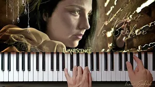 Evanescence - MY HEART IS BROKEN (Piano Tutorial) [PART. 02 - VERSES 01 & 02]