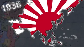 What if the  Japanese Teikoku had all of Asia in 1936 - Hoi4 Timelapse