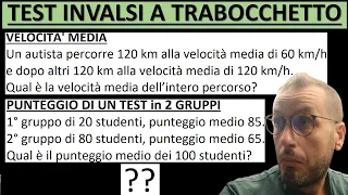 Test INVALSI di matematica che tutti sbagliano (o quasi). Trabocchetti di statistica e velocità!