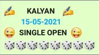 Kalyan 15/05/2021 single Jodi trick don't miss second touch line ( #bgsattamatka ) 2021