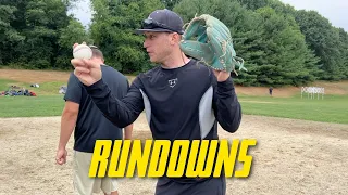 How To Complete A Baseball Rundown