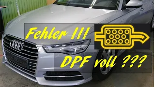 A6 4G DPF regenerieren mit + ohne VCDS DPF Diagnose DPF Fehler DPF voll Audi VW Skoda Seat Porsche