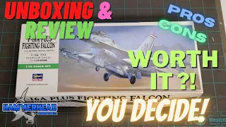 Unboxing and review - Hasegawa F-16A Plus Fighting Falcon Model