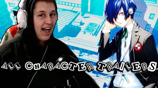 Persona 5 Fan reacts to ALL Persona 3 Reload Character Trailers!