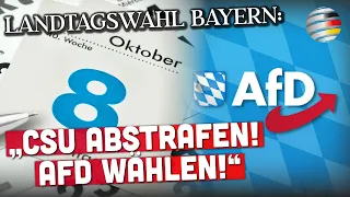 Landtagswahl Bayern: „CSU abstrafen! AfD wählen!“