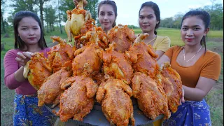Wow amazing cooking chicken crispy recipe with my family - Amazing cooking