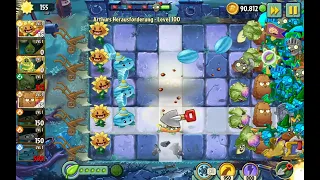 Dark Ages Endless: Arthur's Challenge - Level 100 (Level 1 Plants) - Plants vs Zombies 2