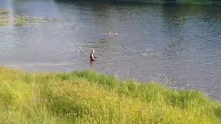 Трагедия в Судиславле.  30.06.18 . На озере «Юбилейное» Во время купания утонул мужчина.