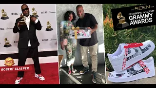 Robert Glasper Wins Grammy Wearing Kicks x Jhericoco!