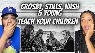 Crosby , Stills, Nash & Young  - Teach you Children | FIRST TIME HEARING REACTION