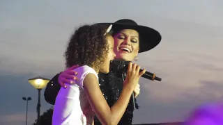 Jessie J - Flashlight with a fan - live Amsterdam NSDM Werf - 3 August 2019 The Lasty Tour