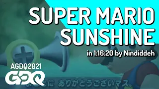 Super Mario Sunshine  by Nindiddeh in 1:16:20 - Awesome Games Done Quick 2021 Online