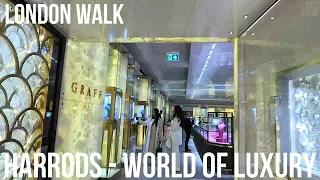 [LONDON_VIEW] INSIDE HARRODS | WORLD'S LEADING LUXURY DEPARTMENT STORE | EVERYTHING FOR EVERYONE🛍️👠👜