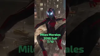 Every MILES MORALES PlayStation Suit RANKED In 50 Seconds