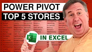 Excel - PowerPivot Data Analyst 8 - Top 5 Stores - Episode 1211.008