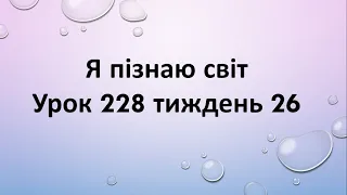 Я пізнаю світ (урок 228 тиждень 26) 2 клас "Інтелект України"