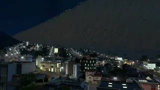 Nightly Mega Tsunami Destruction | Cities Skylines Tsunami #213