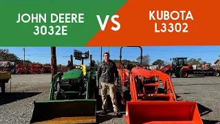 Kubota L3302 vs John Deere 3032E