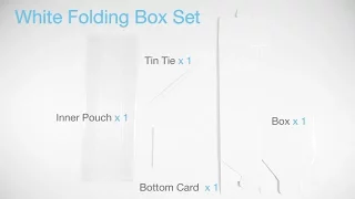 White Folding Box Set-BXFD041