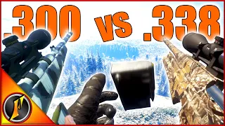 .338 vs .300 Comparison! Which Big Game Bolt-Action Rifle is the Best???