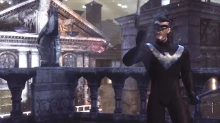 BATMAN: ARKHAM CITY - Rooftop Rumble EXTREME | PERFECT COMBAT (Nightwing: Animated Series)