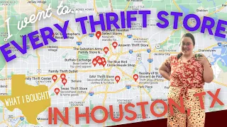 I went to every Houston, Texas thrift store. Here's what I bought.