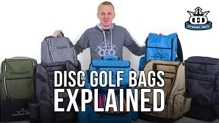 Choosing the right bag for your game! | Disc Golf Beginner's Guide