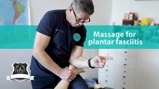 Massage treatment for plantar fascia
