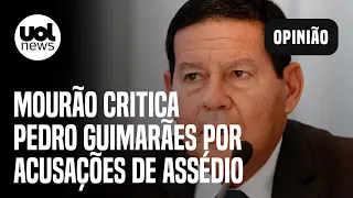 Mourão critica Pedro Guimarães por acusações de assédio: 'Falhou feio'