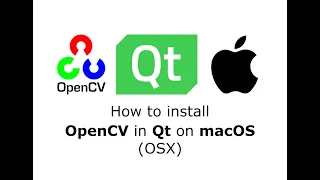 How to install OpenCV in Qt on macOS