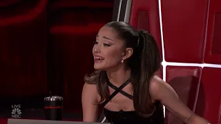 Ariana gets emotional picking during the Live Eliminations | The Voice