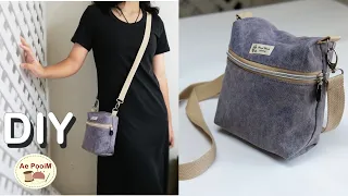 Quick and easy way to make a crossbody bag