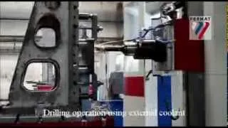 Table type Horizontal Boring Mill WFT13 CNC - Drilling Operations | FERMAT MACHINERY